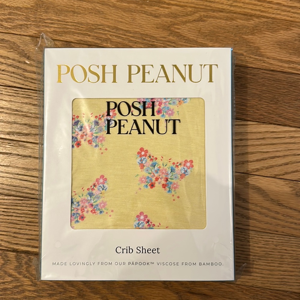 Posh Peanut Crib Sheet - Keira